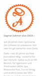 Mobile Screenshot of dada-medien.de