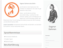 Tablet Screenshot of dada-medien.de